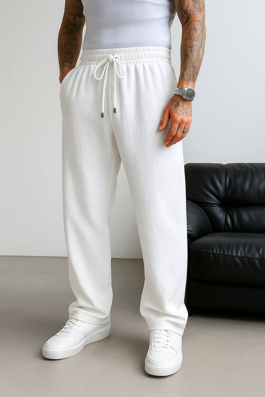 Otrizz Lenasso Müslin Kumaş Baggy Pantolon